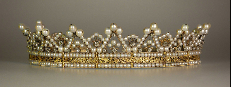 Das Diadem der Großherzogin ist noch im originalem Zustand und Teil der Dauerausstellung.