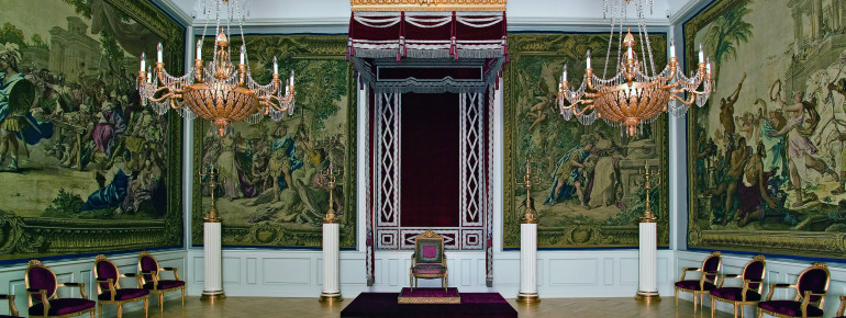 Der Thronsaal ist Teil des kaiserlichen Quartiers im Ostflügel.