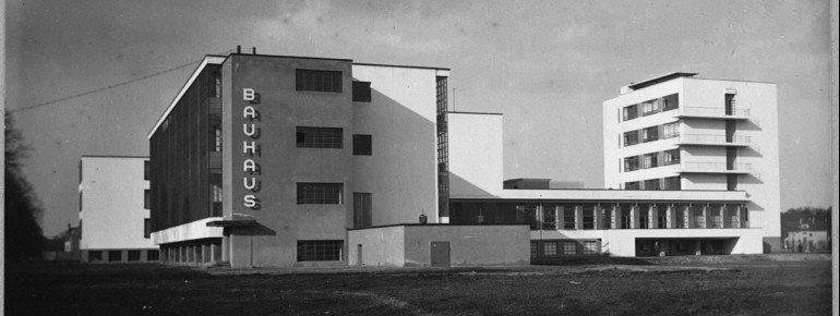So sah das Bauhaus in Dessau in den Jahren 1926/27 aus.