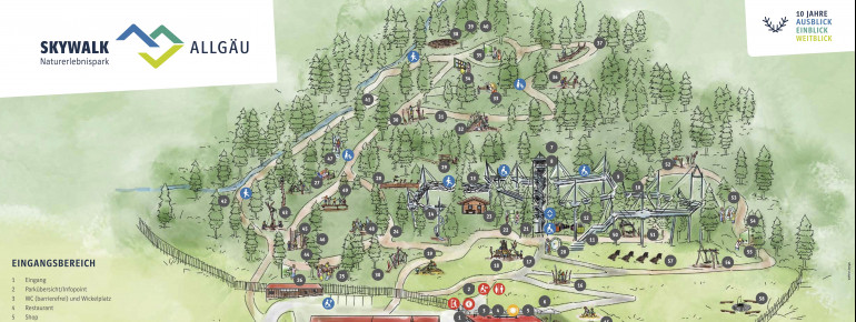 Parkplan Skywalk Allgäu 2020