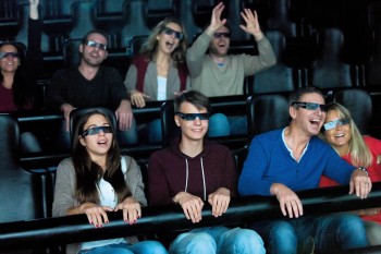 Das 4D-Kino rundet das Erlebnis in der Bavaria Filmstadt ab.