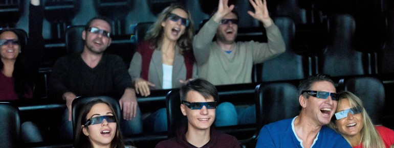 Das 4D-Kino rundet das Erlebnis in der Bavaria Filmstadt ab.