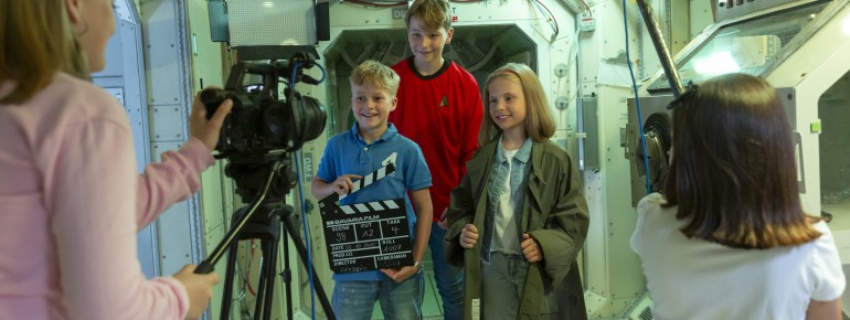 Werde selbst zum Schauspieler und stell dich vor die Kamera.