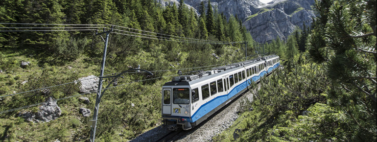 Bereits seit über 90 Jahren fährt die Zahnradbahn von Garmisch-Partenkirchen zur Zugspitze.