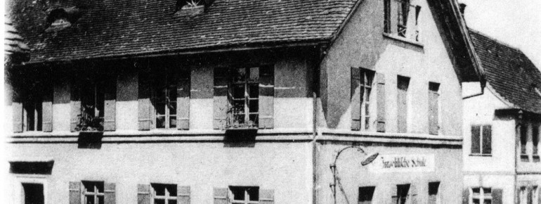 Die jüdische Schule in Ichenhausen Foto, vor 1906