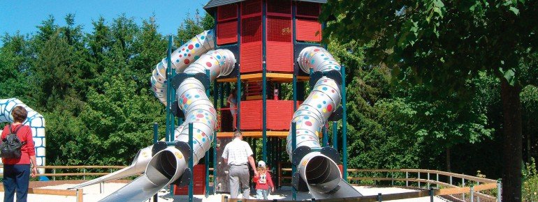 Ein wahres Rutschenparadies