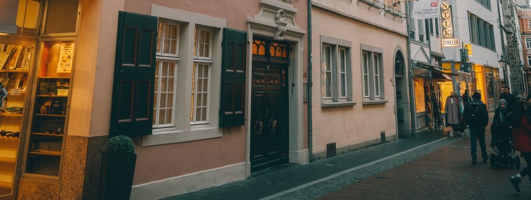 Das Beethoven Haus in Bonn liegt mitten in der Innenstadt.