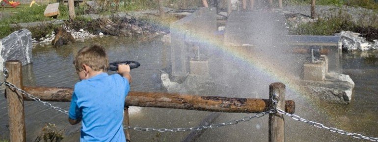 Wasserspaß im Sinne-Erlebnispark