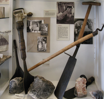 Blick in die Ausstellung des Bergbau- und Stadtmuseums