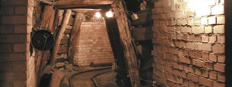 Blick in den Stollen