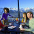 Im Panoramarestaurant hast du einen einzigartigen Blick auf die Stadt und die Berge der Nordkette.