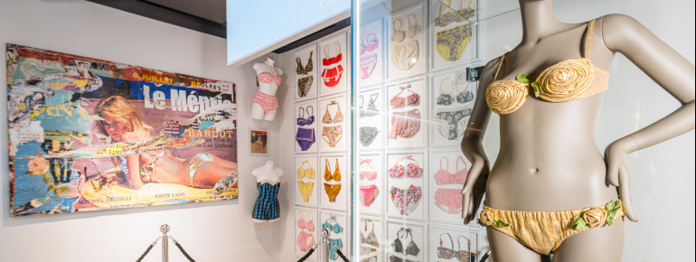 Das Museum verfügt über die exklusivste Bademodensammlung der Welt, beginnend ab 1880 bis heute.