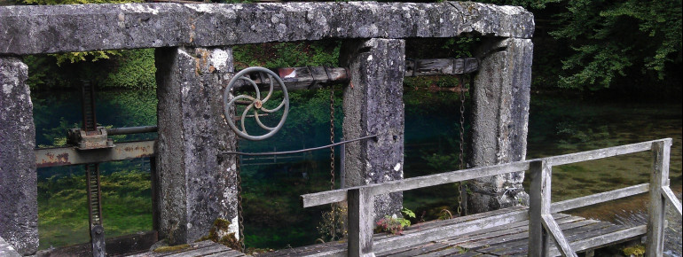 Teil der Hammerschmiede am Blautopf