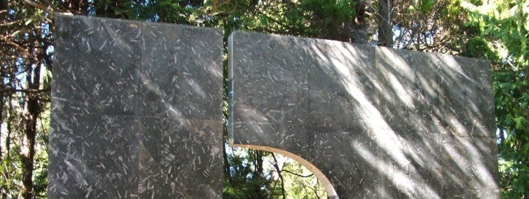 Skulptur im Botanischen Garten Wellington