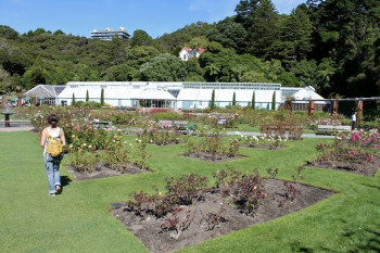 Teil des Botanischen Garten Wellington