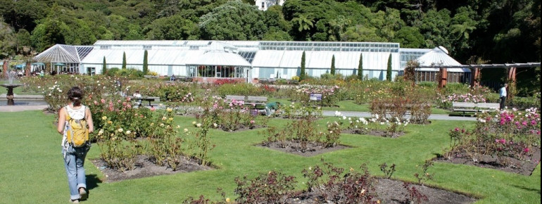 Teil des Botanischen Garten Wellington