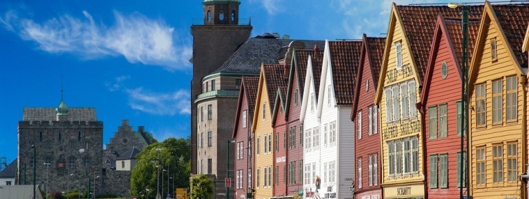 Die berühmten bunten Hausfassaden