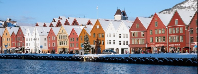 Winter in Bryggen