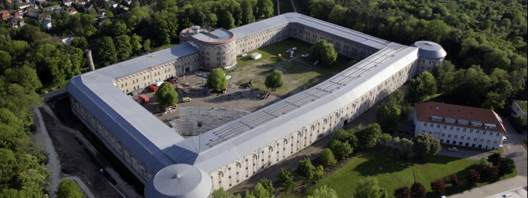 Die Wilhelmsburg auf dem Michelsberg ist das Hauptwerk des Ulmer Festungsgürtels.