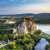 Von der Burg aus hat man einen tollen Blick auf die Donau und den March.