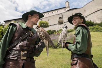 Die Festung beherbergt das einzige Falknereimuseum Österreichs.