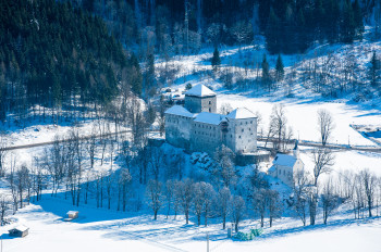 Die Burg Kaprun im Winter