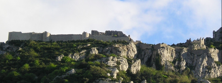 Die Nord Ansicht der Burg