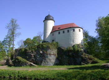 Die Burg Rabenstein ist die kleinste mittelalterliche Burg Sachsens