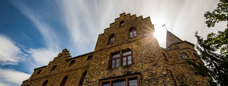 Die mittelalterliche Burg ist in sehr gutem Zustand.