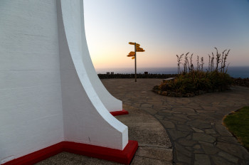 Der Leuchtturm markiert den nordwestlichesten Punkt des Landes.