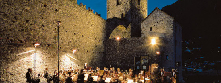 Die Burg bietet auch für Veranstaltungen eine tolle Atmosphäre
