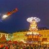 Der Weihnachtsmarkt in Karlsruhe schließt freitags und samstags um 22 Uhr.