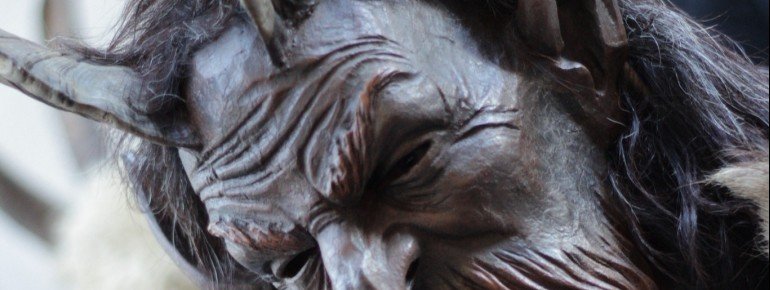 Schaurige Gestalten beim Krampuslauf