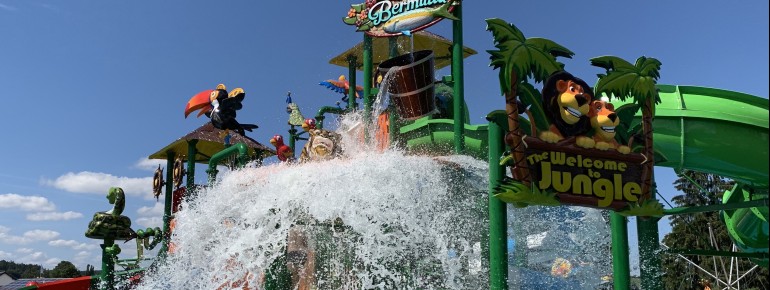 Die Wasserstationen sind das Highlight im Sommer.