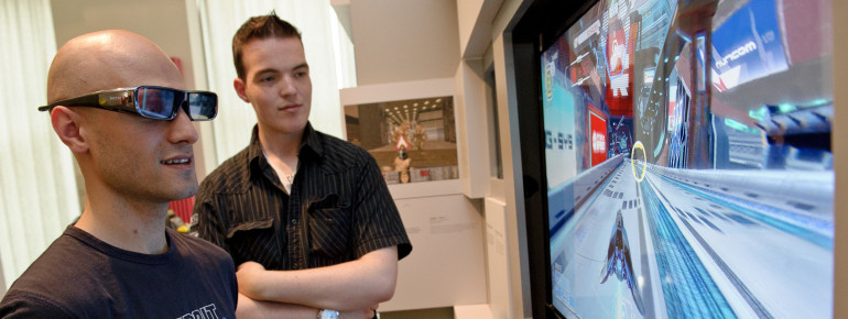 Es werden auch zahlreiche 3D Spiele angeboten.