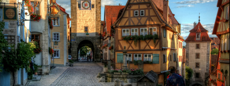 Das Plönlein ist eines der beliebtesten Fotomotive in Rothenburg.