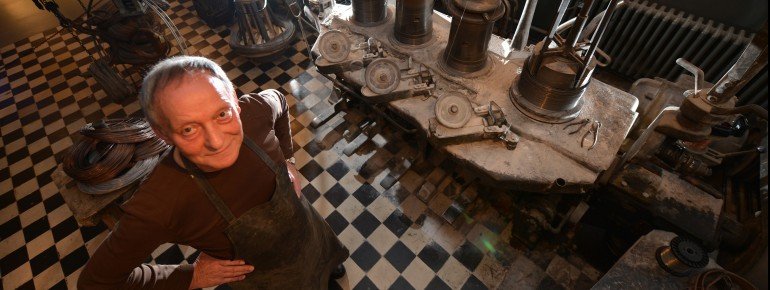 Bei den Führungen werden die historischen Maschinen in Betrieb genommen.