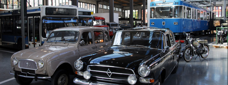 Rund um den Straßenverkehr dreht sich die Ausstellung in Halle I.