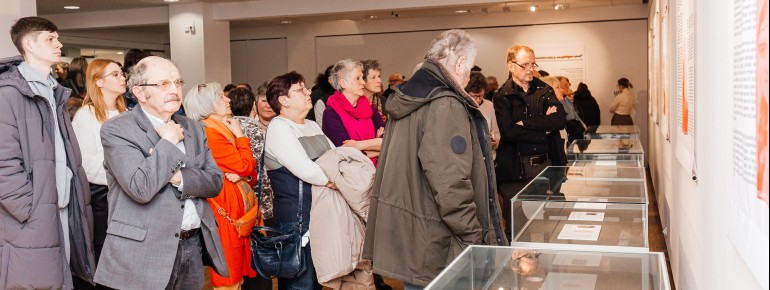 Ein Blick in die Sonderausstellung "Zwangsarbeit in Furtwangen".