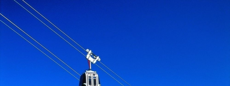 Von Mai bis September eine Sommerseilbahn