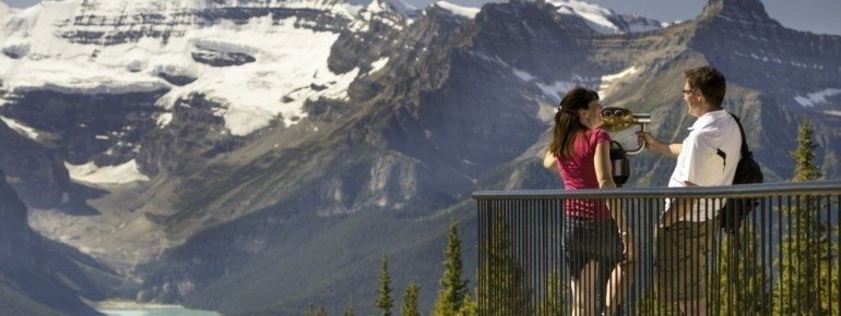 Auf dem Gipfel gibt es mehrere Aussichtsplattformen