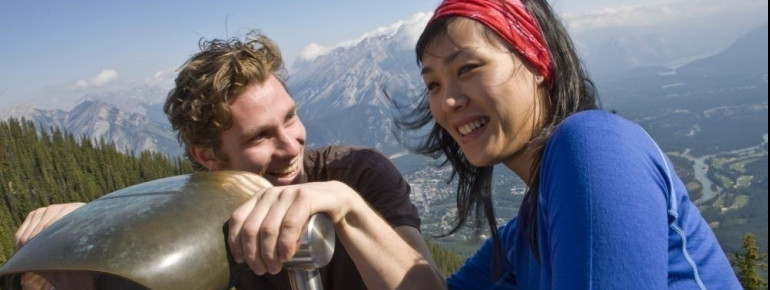 Auf der Bergstation gibt es viele Möglichkeiten
