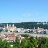 Vom Kloster hast du eine herrliche Aussicht über Passau.