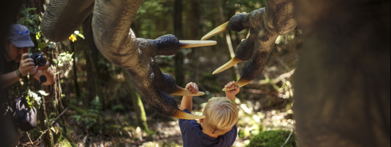 Der Dinosaurier Park macht Evolution zum aktiven Erlebnis.