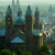 Der Dom in Speyer liegt mitten in der Stadt.