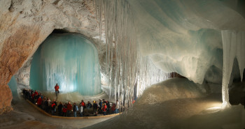 Oberhalb von Werfen befindet sich die größte Eishöhle der Welt.