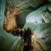Eine der faszinierenden Formen in der Höhle: die Eisorgel