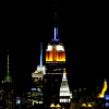 Das Empire State Building bei Nacht