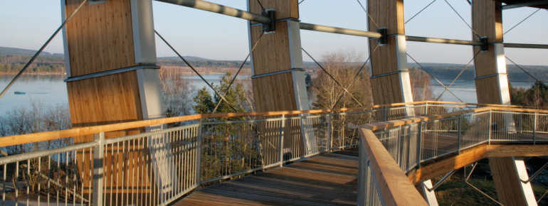 Der Weg nach oben ist insgesamt rund 700 Meter lang.