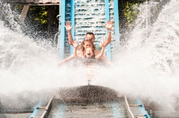 Die Wildwasserbahn gehört zu den Highlights des Erlebnisparks.
